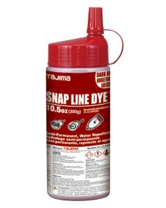 Tajima - Snap-Line Dye - Permanent Marking Chalk w/E-Z Fill Nozzle - Dark Red - 10.5oz