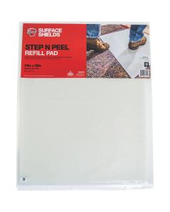 Surface Shields - Step N Peel Clean Mat - Refills - 30 Clear Sheets - 24"x30" 