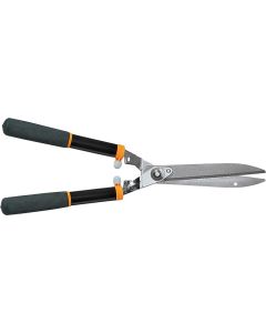 Fiskars - Hedge Shear - Power Lever - Serrated Steel Blade - Non-Slip Cushioned Grip - 10" 