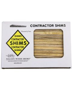 Nelson - Shims - Contractor Box - White Wood - 1-1/4"x8" - 56ct