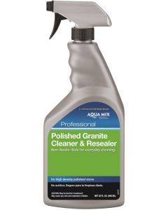 Aqua Mix - Polished Granite Cleaner & Resealer - Lime Scent Spray - 32oz