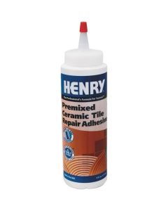 Henry's - Ceramic Tile Repair Adhesive - White/Off White Paste - 6oz 