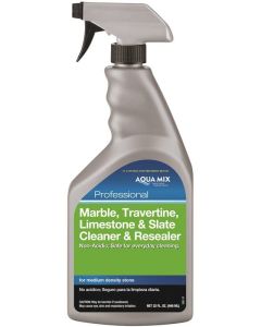 Aqua Mix - Marble, Travertine, Limstone & Slate Cleaner Resealer - Lime Scent Spray - 32oz