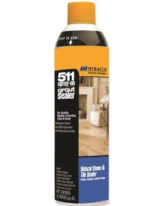 Miracle - 511 Grout Sealer - Clear - Aerosol - 15oz