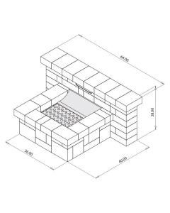 Outdoor Living - Compact - Waterfall Kit - Bluestone - #10061541