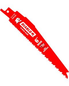 Diablo - Demo Demon™ - Recip Blade - Nail Embedded Wood - 6"L x 12TPI - 25pk