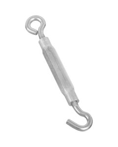 NH - Turnbuckle w/Eye & Hook - Aluminum/Zinc - .3125x9 (5/16x9") 