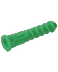 Ribbed Plastic Anchor - Green - #12-#14-#16x1-1/2"