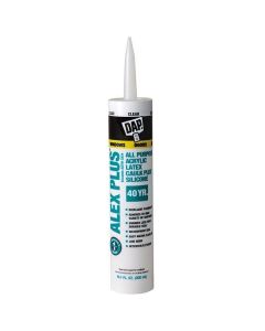 DAP - Alex Plus - Acrylic Latex Caulk - #18071 - Clear - 10.1oz