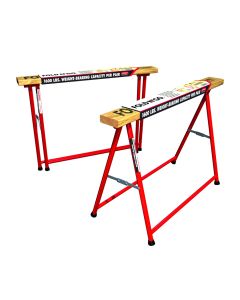 Grabber - Fold N Go -  Metal Sawhorse 