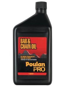 Poulan Pro - Bar & Chain Oil - Amber/Red - 1 Qt