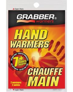 Grabber - Hand Warmers - 7+ Hours Heat - 2Ct