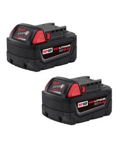 Milwaukee M18™ - Battery - Red Lithium XC5.0 (2pk) 