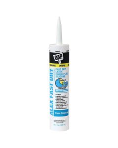 DAP - Alex Plus - Acrylic Latex "Fast Dry" Caulk - #18424 - White - 10.1oz 