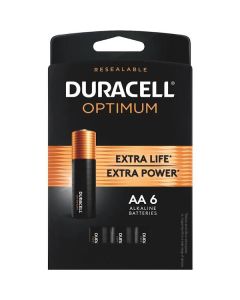 Duracell - Optimum Alkaline Battery - AA - 6ct