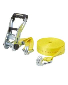 Ratchet Tie Down - Strap w/Hook Ends - 3333lb - 2"x27'