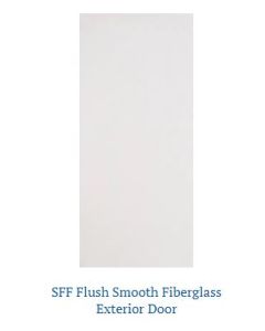 3/0X6/8 - Door - Fiberglass Smth Flush - 4-9/16 Jamb FJ Primed - Mill Sill - DBL Bore - Brickmould - US26D Hinge - LHI