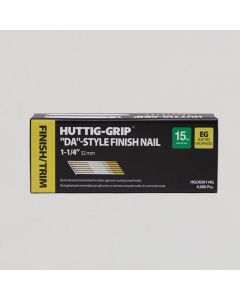 HuttiGrip - Finish Nail - DA Type - 15Ga x 1-1/4" - EG - 4M