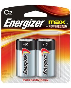 Energizer "C"  Batteries 2-pack