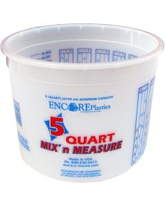 Pail/Bucket - 5Qt - Mix'n Measure - Plastic