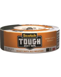 3M - Scotch Tough Duct Tape - HD All Weather - Gray - 1.88"x45 Yards