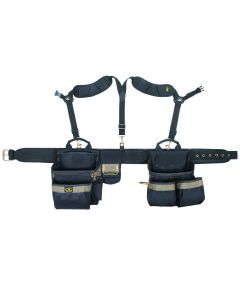 CLC - Tool Works™ - Tool Belt - Framer's Comfort-Lift Combo Rig w/5" Padded Belt & 3 Point Suspenders - Fabric - 20 Pocket - 5 Pc - #1614