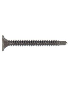 Cement Board Screws - Self Drill - Wafer Head #2 Philips - Ceramic Coat - #8x1-5/8" - 1lb