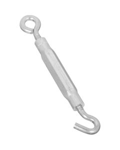 NH - Turnbuckle w/Eye & Hook - Aluminum Zinc - .19x5.5 (3/16x5-1/2") 