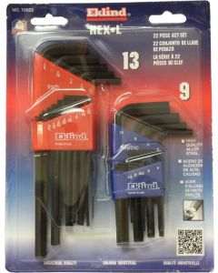 Eklind - Hex Key Combo Set - Long Arm - 22pc