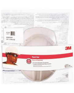 3M - Hard Hat - White w/adj Pinklock - Non Vented - Class C, G & E - #91295