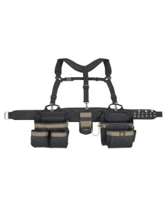 CLC - Tool Works™ - Tool Belt - Framer's Comfort-Lift Combo Rig w/5" Padded Belt & 3 Point Suspenders - Fabric - 31 Pocket - 5 Pc - #6714