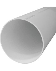 Sewer-D - Vinyl Pipe - 4"X10' - Solid