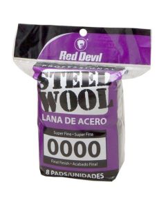 Red Devil - Steel Wool - #0000 - Super Fine - 8ct