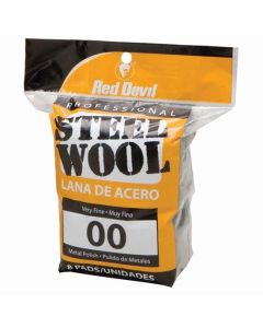 Red Devil - Steel Wool - #00 - Very Fine - 8ct