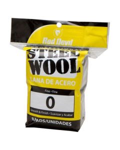 Red Devil - Steel Wool - #0 - Fine - 8ct