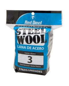 Red Devil - Steel Wool - #3 - Coarse - 8ct