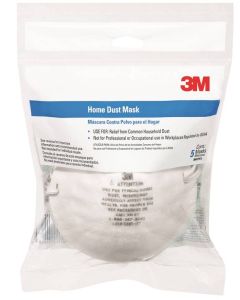 3M - Dust Mask - Household Dust .3 to 10 Microns - 5ct (Not OSHA approved)