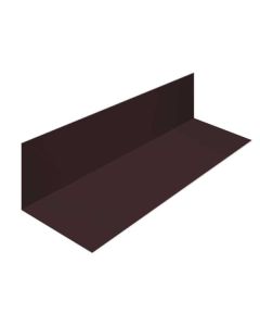 Edge "L" Flashing - 2"x3"x10' - 28Ga - Brown