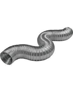 Dryer Vent Ducting - Flexible Aluminum - 4"x8' 