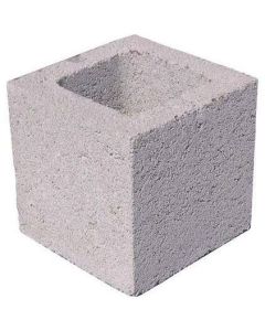 Concrete - Standard Building Block (Half) - 8x8x8