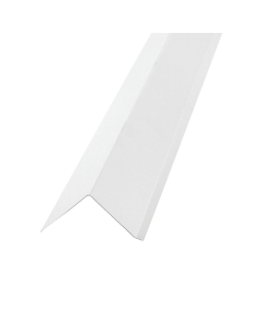 Edge Flashing - 1-1/2"x1-1/2"x10' - 28Ga - White