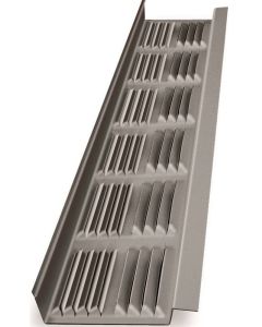 Soffit Vent - Continuous 8' - Aluminum #556004