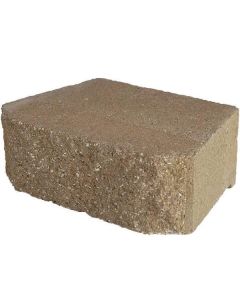 Concrete - Wall Block - Windsor Tri Plane - 4"Hx12"Wx7"D - Tan