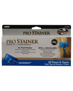 Linzer - Stain & Paint Pad - Deck/Fence/Siding - Tear Resistant - PD7110-9 - Refill - 9"