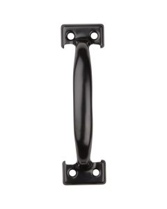 NH - Door Pull w/Fasteners - Black - 6.5" 