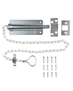 NH - Barrel Bolt w/Chain Pull - Zinc - 6" 