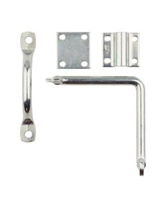 NH - Latch - Door/Gate w/Bar Strike - Zinc - 6"