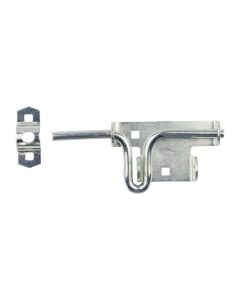 NH - Slide Bolt Door/Gate Latch w/Fasteners - Zinc