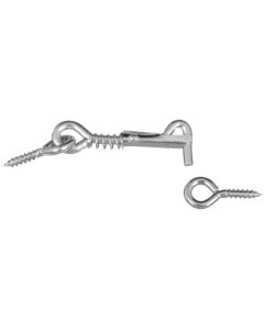 NH - Latch - Gate Hook & Eye - Zinc - 2"