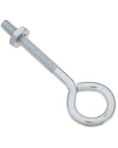 NH - Eye Bolt w/Hex Nut - Zinc - .19x2.5 (3/16X2-1/2")